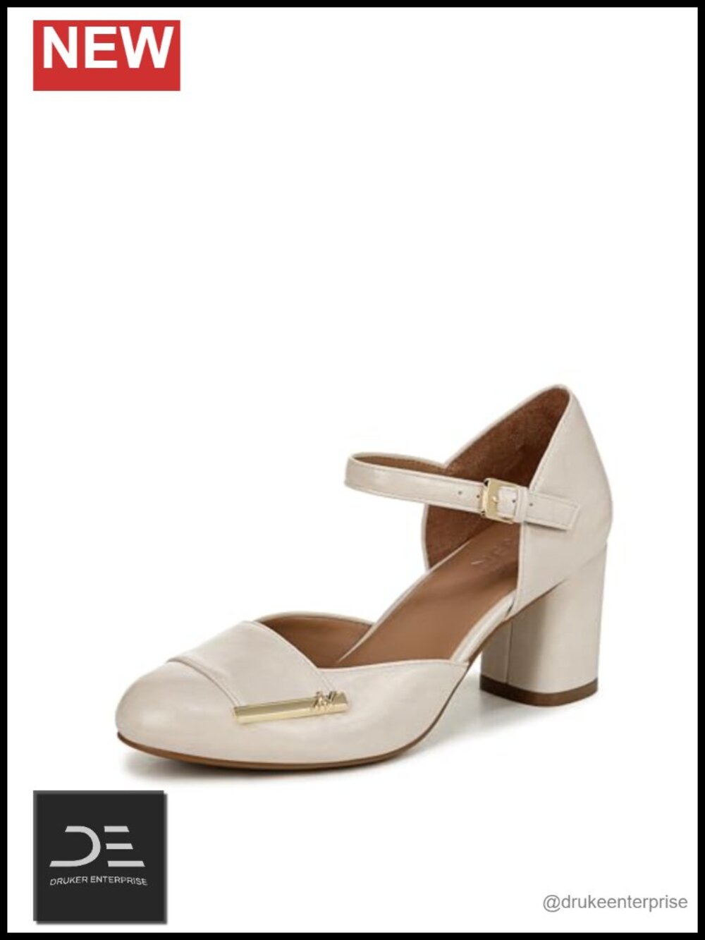 Naturalizer Lavish Ankle Strap Pumps Women's Block Heel Mary Jane